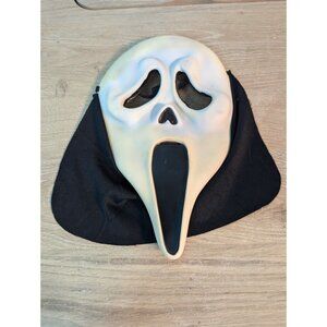 Vintage Scream Ghost Face Mask Easter Unlimited MK Stamp Halloween Costume